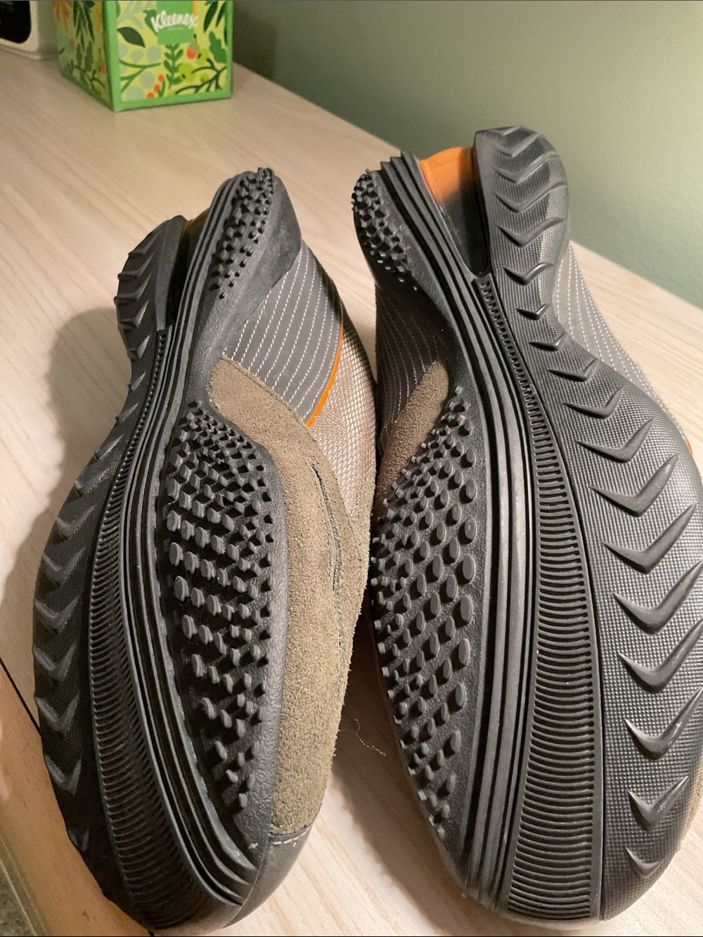 Pirelli Olive Green and Orange Casual Sneakers - Picture 5 of 5